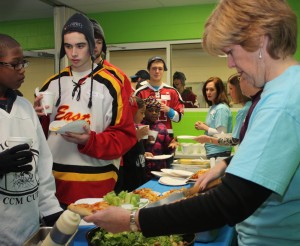 Serving Lunch